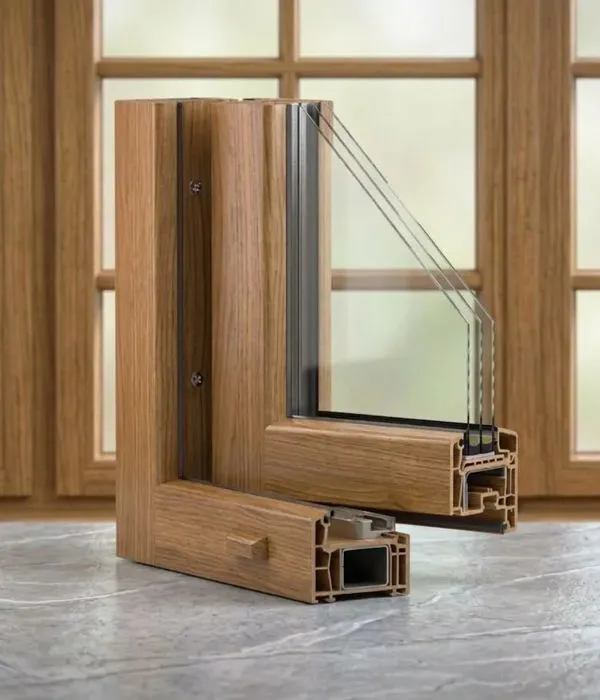 Finestra in legno in un ambiente residenziale